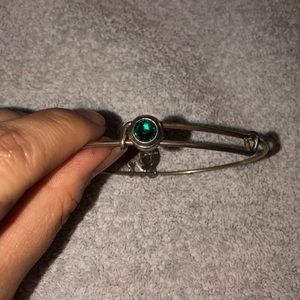 Alex and Ani slide charm bangle